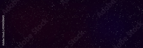 Horizontal night sky background. Vector abstract background. Astronomical luminous objects. Astrology abstract