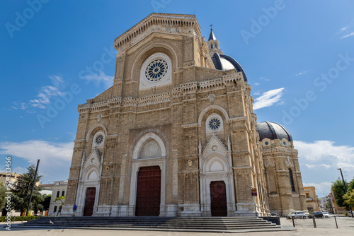 CERIGNOLA, ITALY, JULY 7, 2022 - Viev of the Cathedral of Cerignola, Saint Peter the Apostle, province of Foggia, Italy © faber121