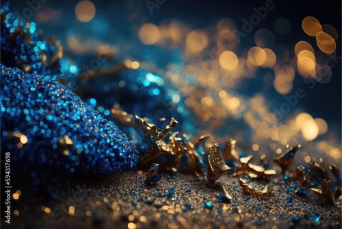 abstract glittering particles wallpaper for wall decoration generative ai © Align