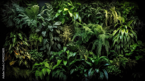 mur de v  g  tation luxuriante  tropicale  de la for  t primaire d   Amazonie ou des for  t profonde de l   Afrique   quatoriale