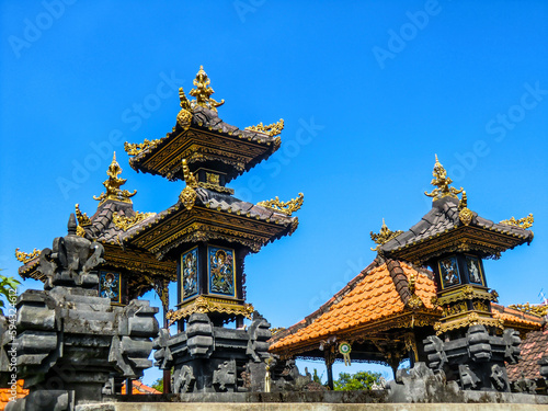 Pura Taman Saraswati known as the Ubud water palace, Indonesia, Bali, Ubud