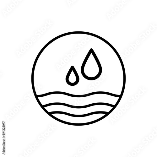 absorption icon vector illustration on white background 
