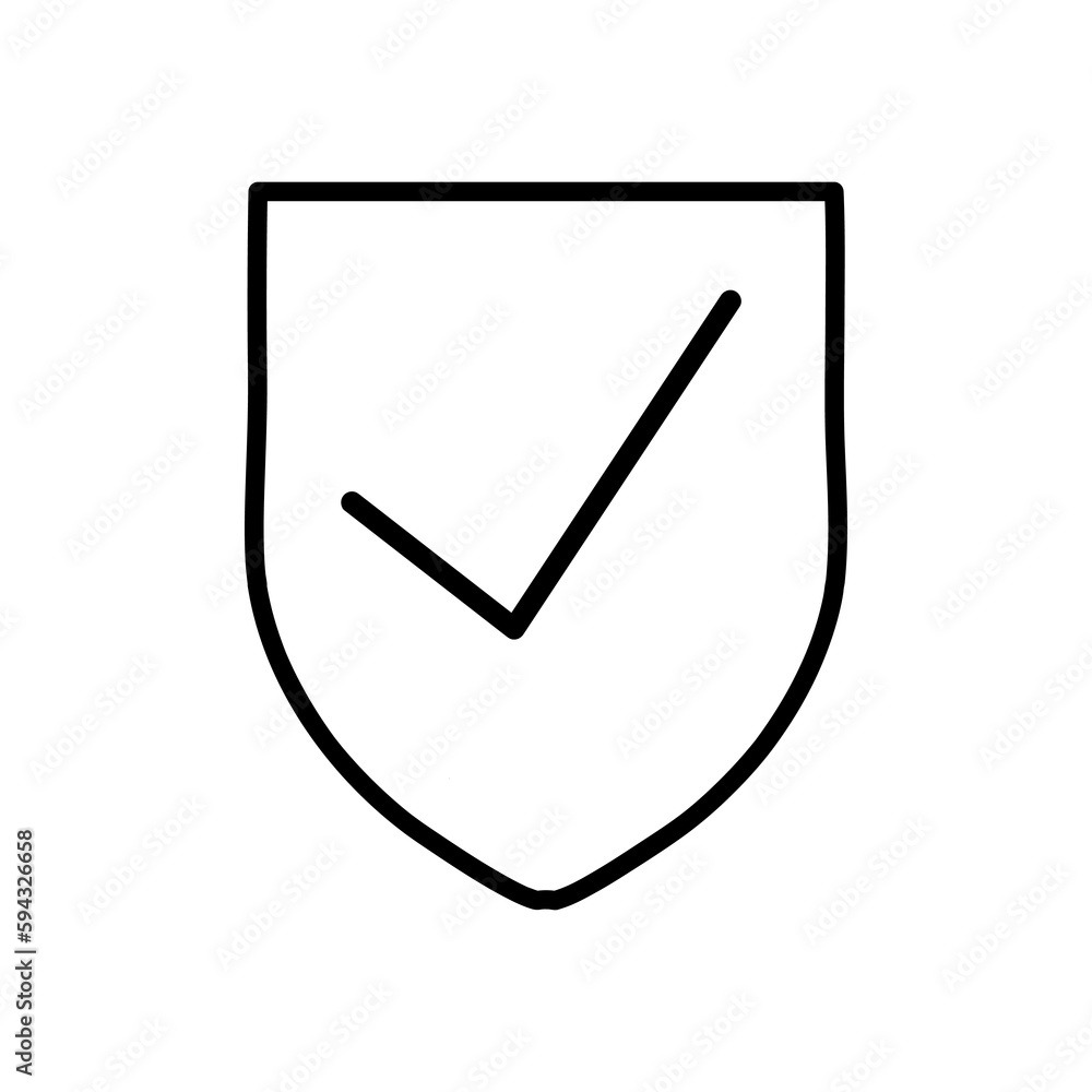 Protection icon vector illustration on white background..eps Protection icon vector illustration on white background..eps