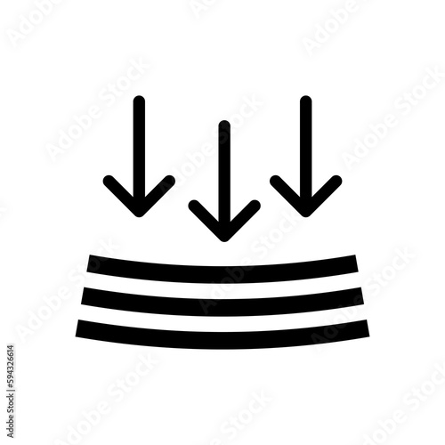Pressure icon vector illustration on white background..eps