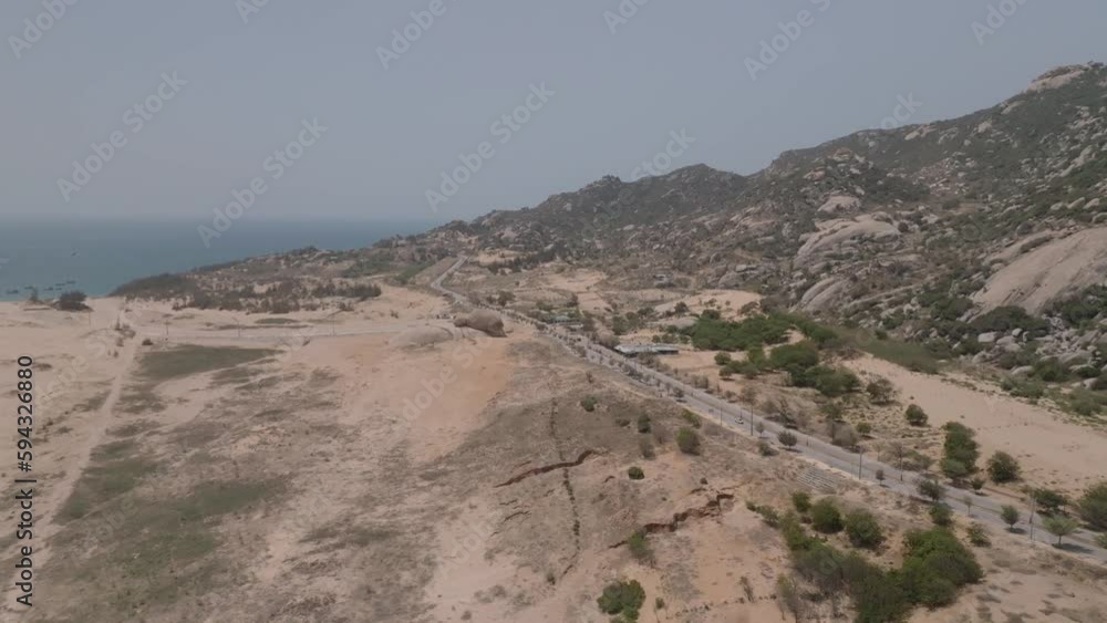 Desert Road in Ultra HD: A Drone's View Desert Road in Ultra HD: A Drone's View