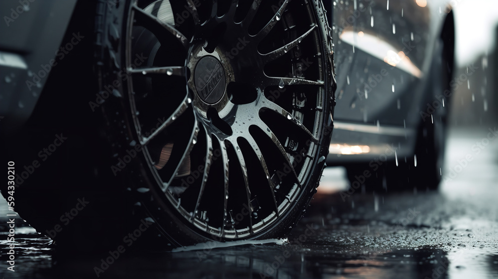 Fototapeta premium wheel of the car