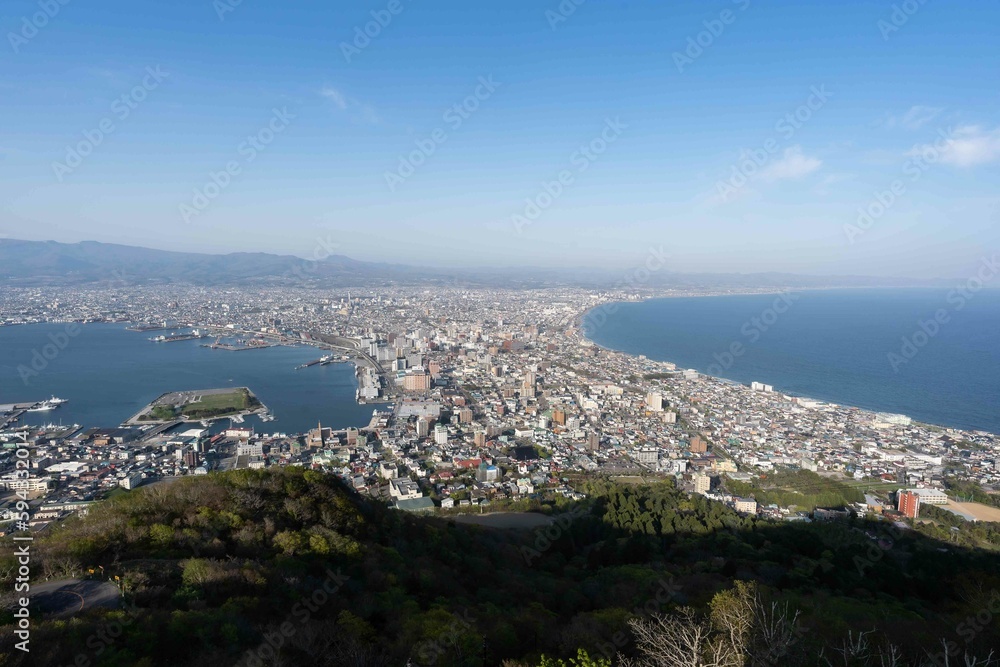 town of Hakodate from Mt.Hakodate