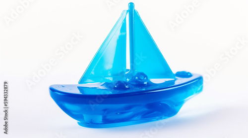sailboat made of jell-o. created using generative ai