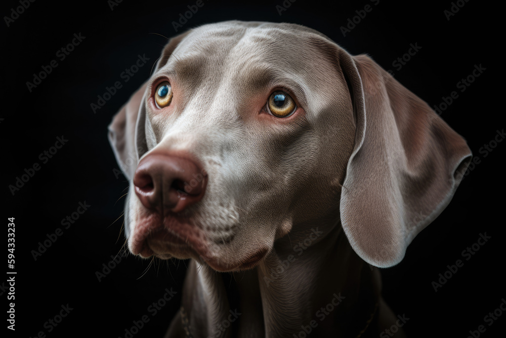 Portrait of a dog - Generative AI Portrait of a dog - Generative AI