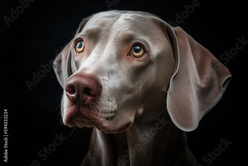 Portrait of a dog - Generative AI © MadalinaIonela