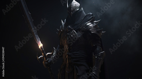 The Knight of The Eclipse with a darkness sword