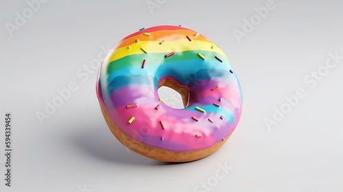 Delicious Rainbow Donut