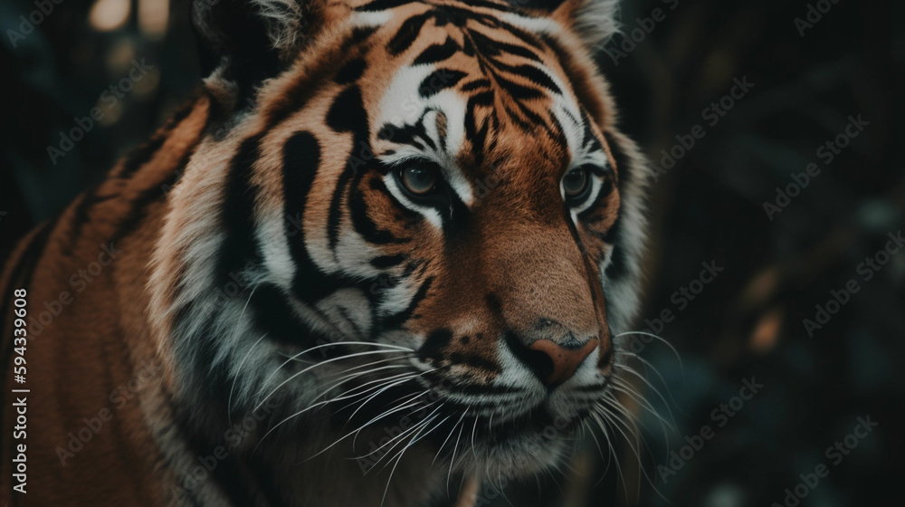 Fototapeta premium portrait of a bengal tiger