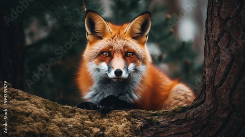 red fox portrait