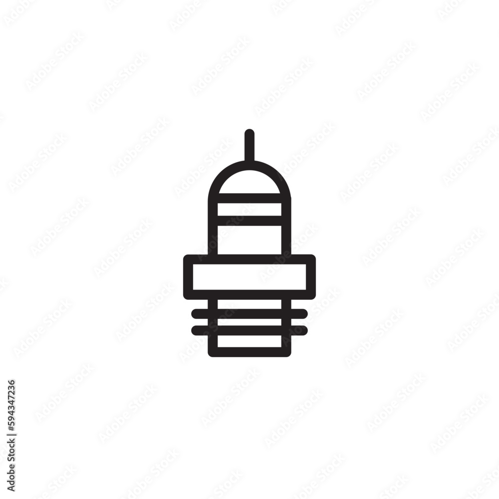 Car Panel Service Outline Icon Car Panel Service Outline Icon