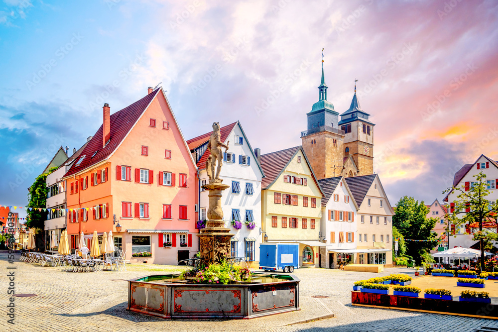 Altstadt, Markgröningen, Deutschland 