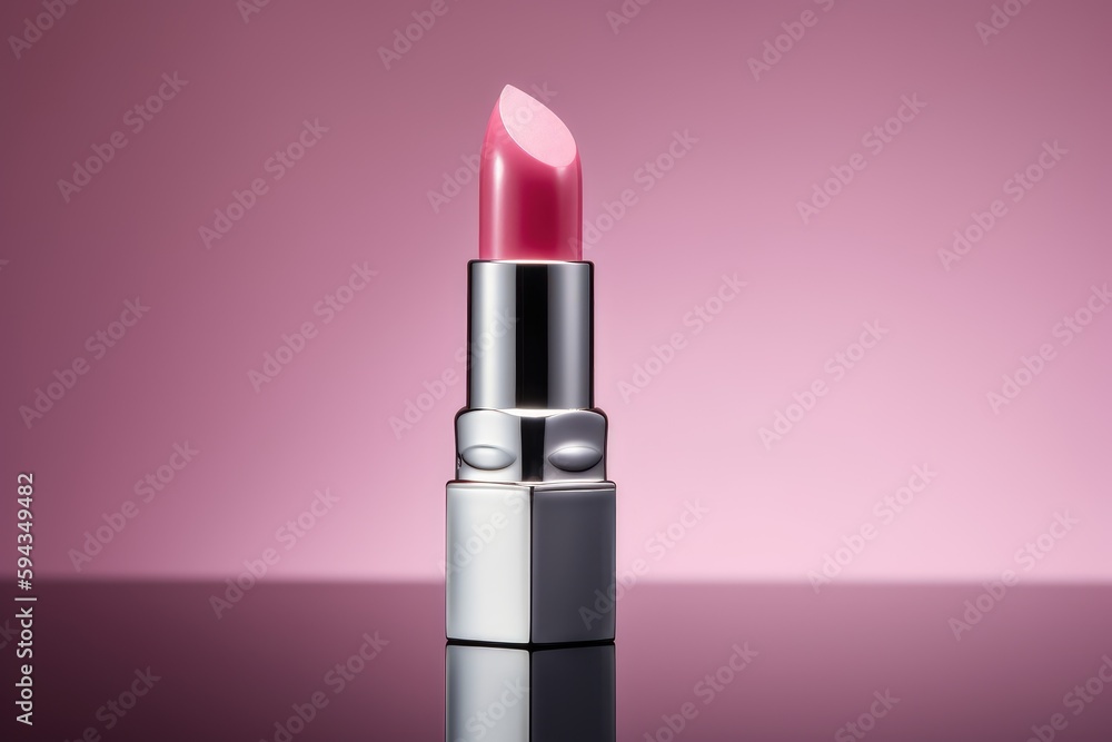 Pink lipstick for commercial, AI generated Pink lipstick for commercial, AI generated