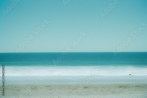 beach and blue sky