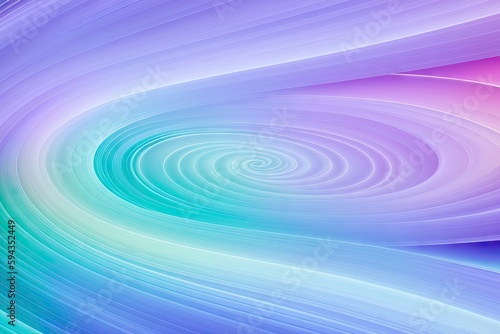 Colorful abstract swirl background in blue colors, generative ai