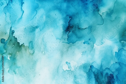 Blue watercolor abstract background