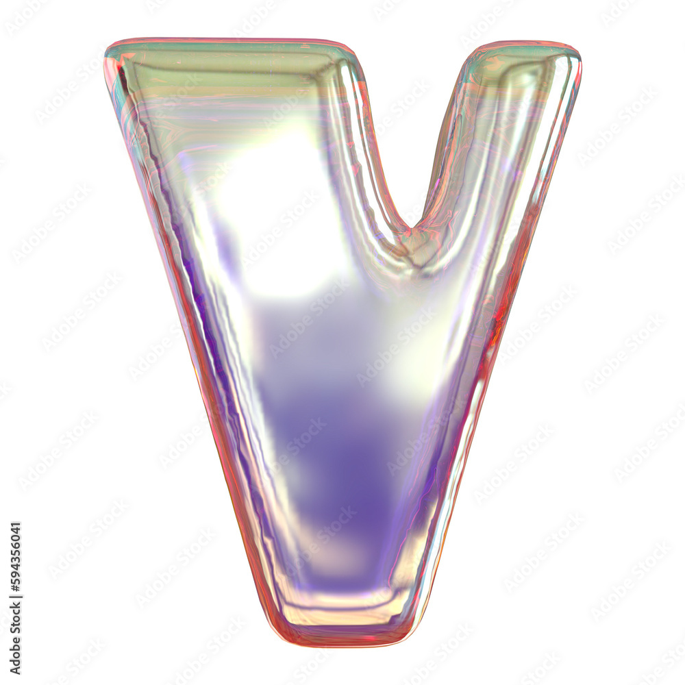 3d letter V gradient font luxury 3d letter V gradient font luxury