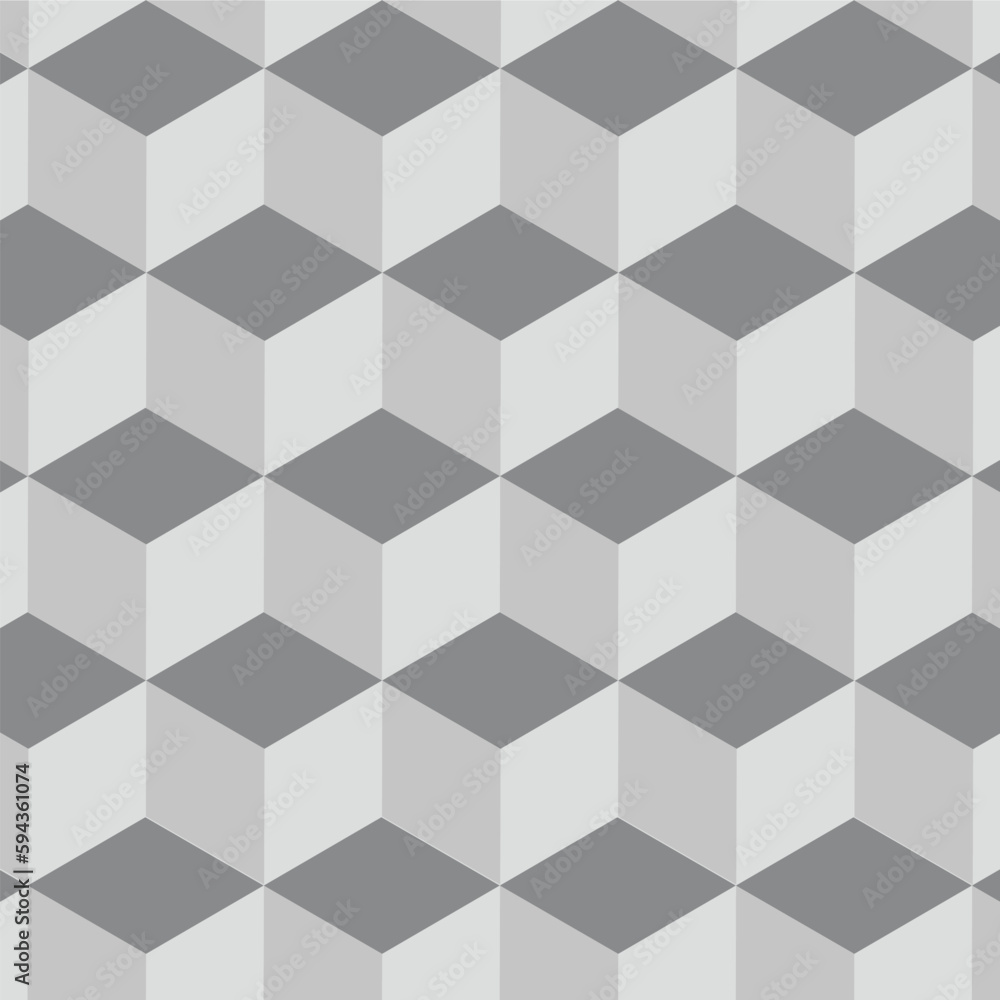 Abstract vector background with grey cubes Abstract vector background with grey cubes