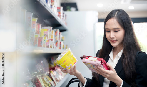 Women shopping in community retail stores