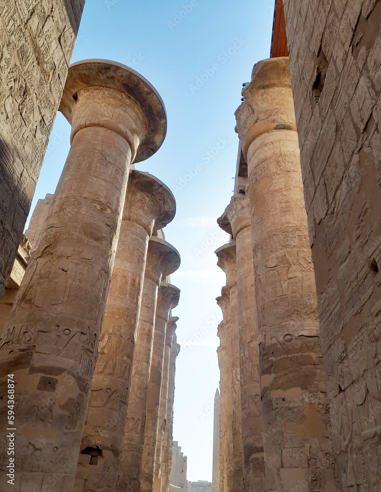 Great hypostyle hall - Temple of Karnak - Egypt