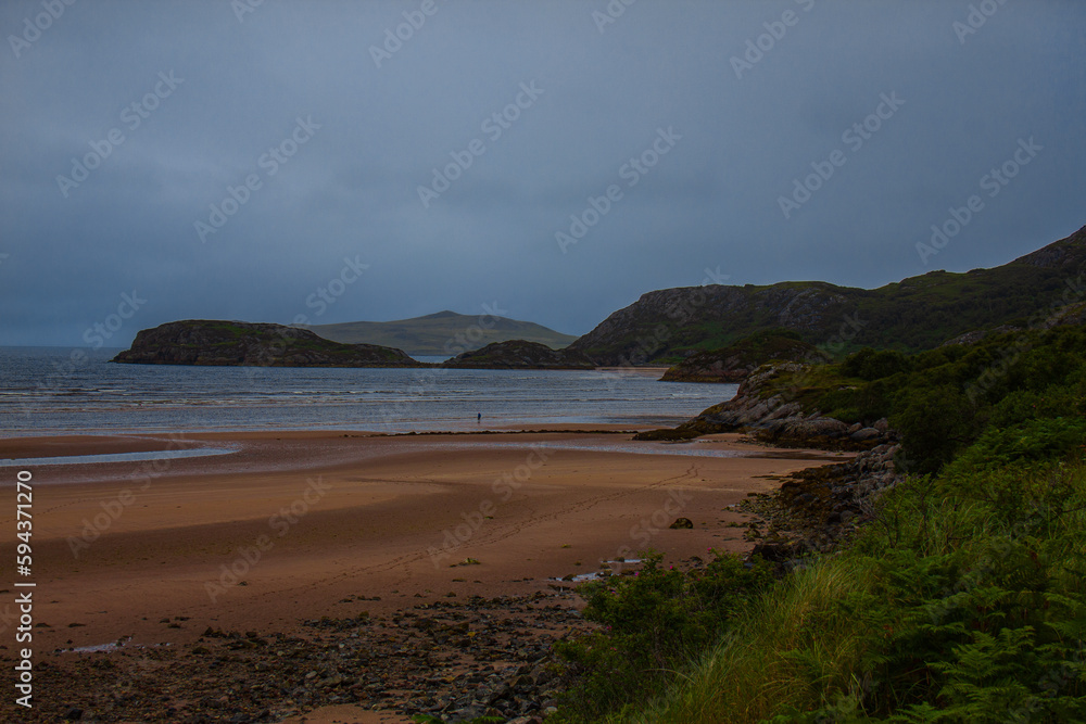 beach on the coast of Scotland