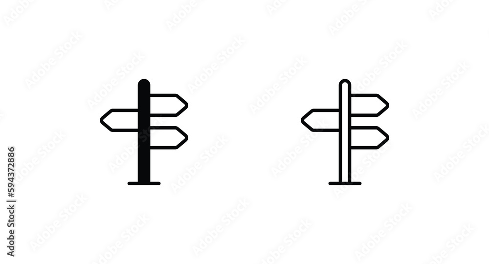 Signboard icon design with white background stock illustration Signboard icon design with white background stock illustration