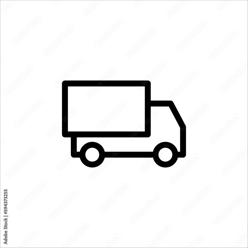Delivery Truck icon on white background. Vector illustration. EPS 10 Delivery Truck icon on white background. Vector illustration. EPS 10