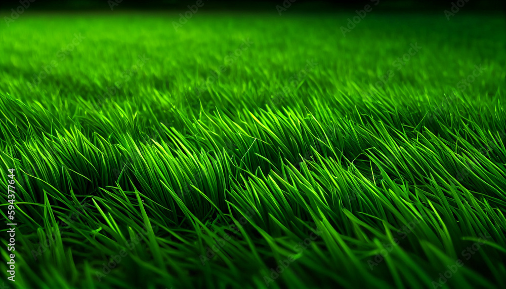 Green carpet grass Background Ai generated image