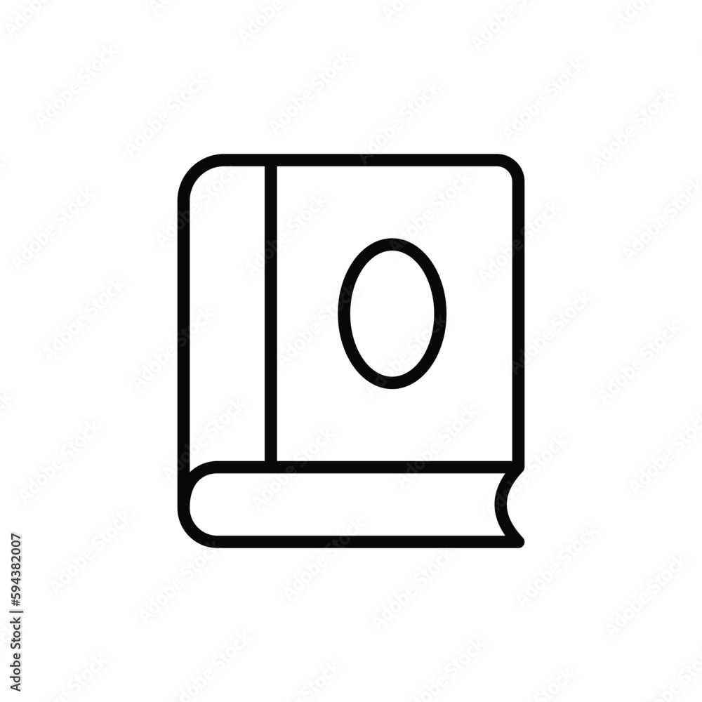 Book icon design with white background stock illustration Book icon design with white background stock illustration