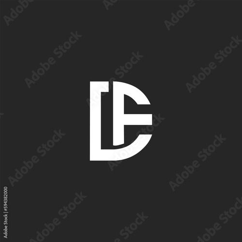 Free Download Simple DF logo designs vector illustration - GFXLoad