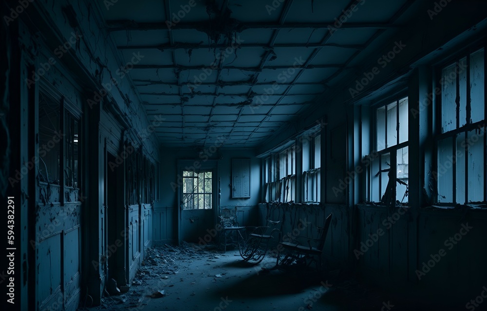 building, old, abandoned, interior, light, corridor, room, dark, house, dirty, ancient, shadow, aged, terror, creepy, psychiatric, hospital, asylum