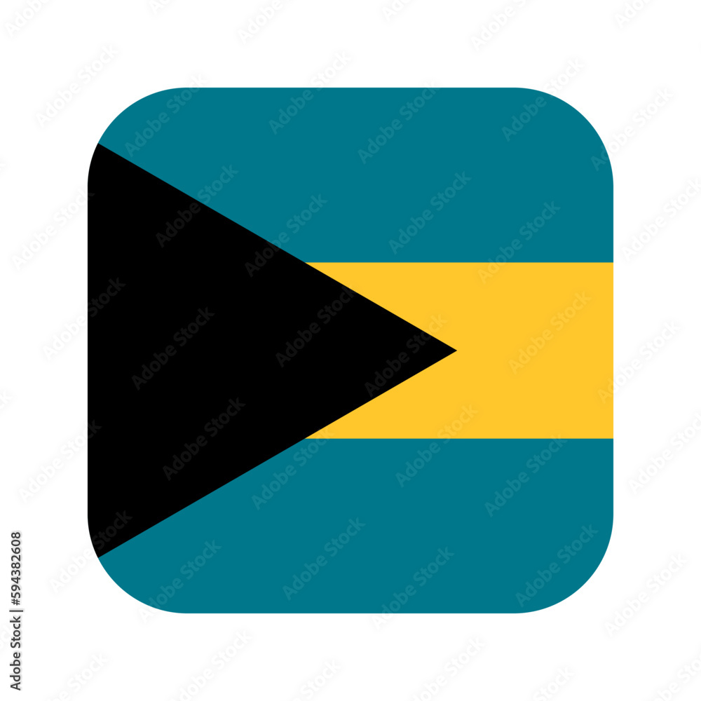 Bahamas flag simple illustration for independence day or election Bahamas flag simple illustration for independence day or election
