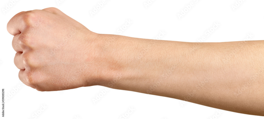 Success team concept, hand with different symbols Success team concept, hand with different symbols