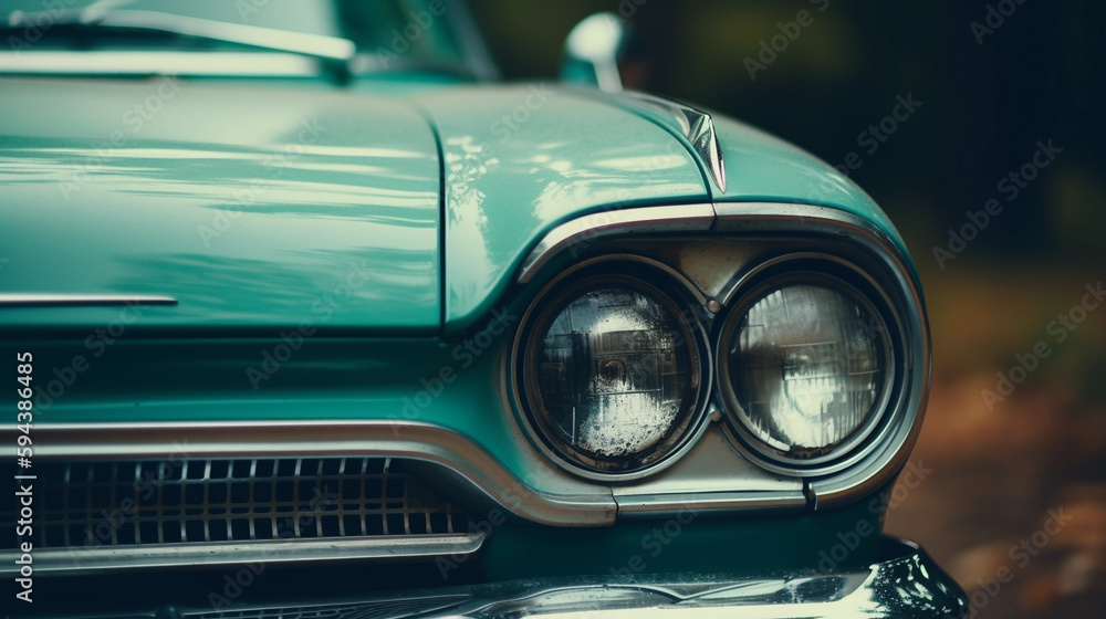 headlight of a car