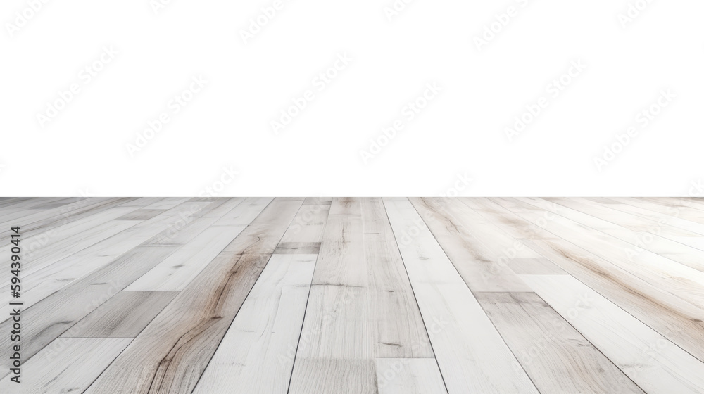 gray wooden floor , isolated on transparent background cutout , generative ai