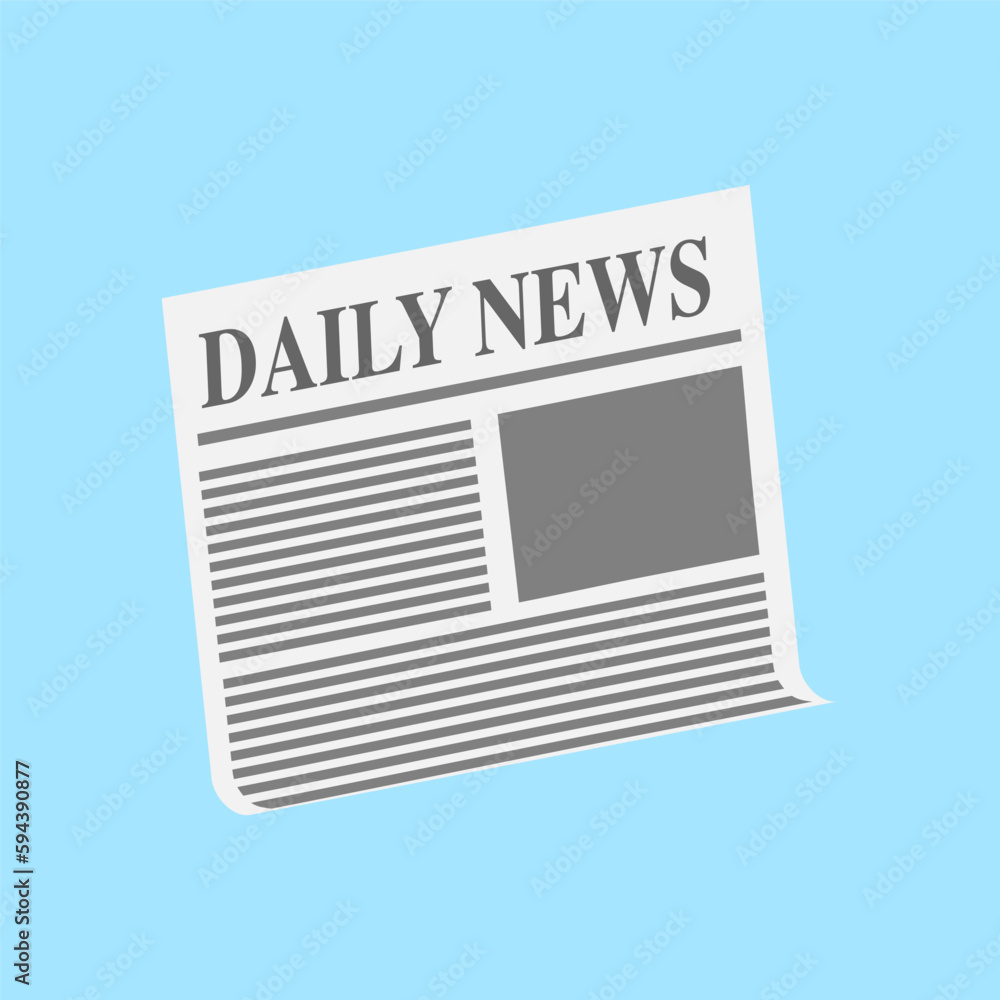 vector illustration of black and white newspaper vector illustration of black and white newspaper