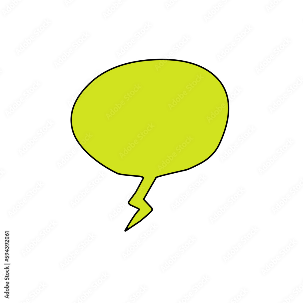 icon bubble chat hand draw vector icon bubble chat hand draw vector