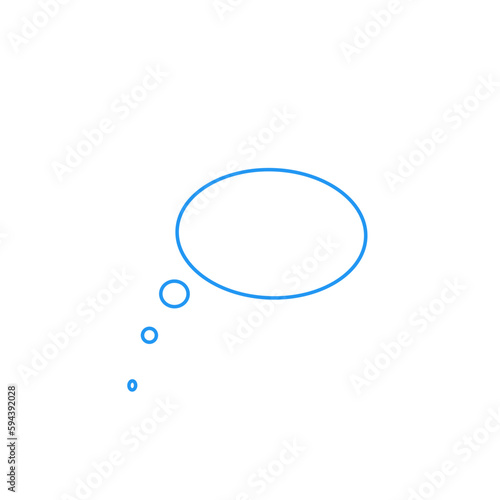 icon bubble chat hand draw vector