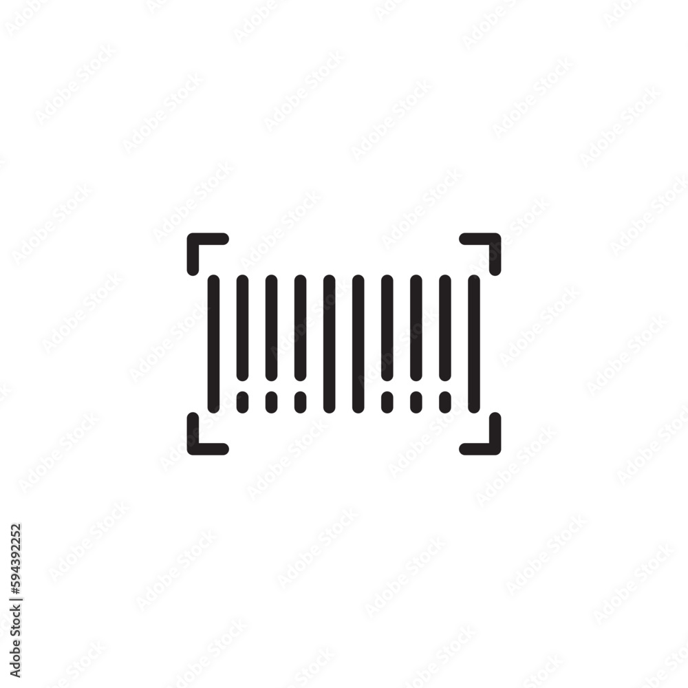 Barcode icon, qr code, scan for app web logo banner poster icon - SVG File Barcode icon, qr code, scan for app web logo banner poster icon - SVG File