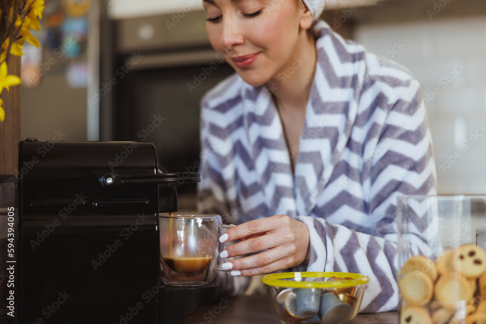 Loving The Fresh Taste Of The Morning Coffee Loving The Fresh Taste Of The Morning Coffee