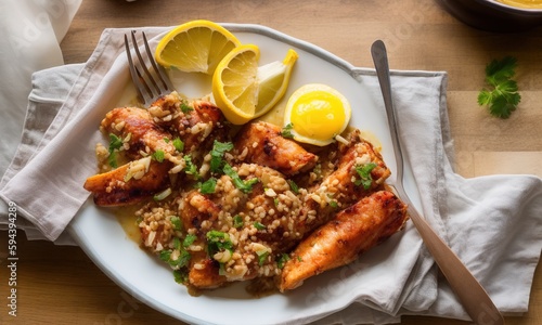 lamb chops with vegetables