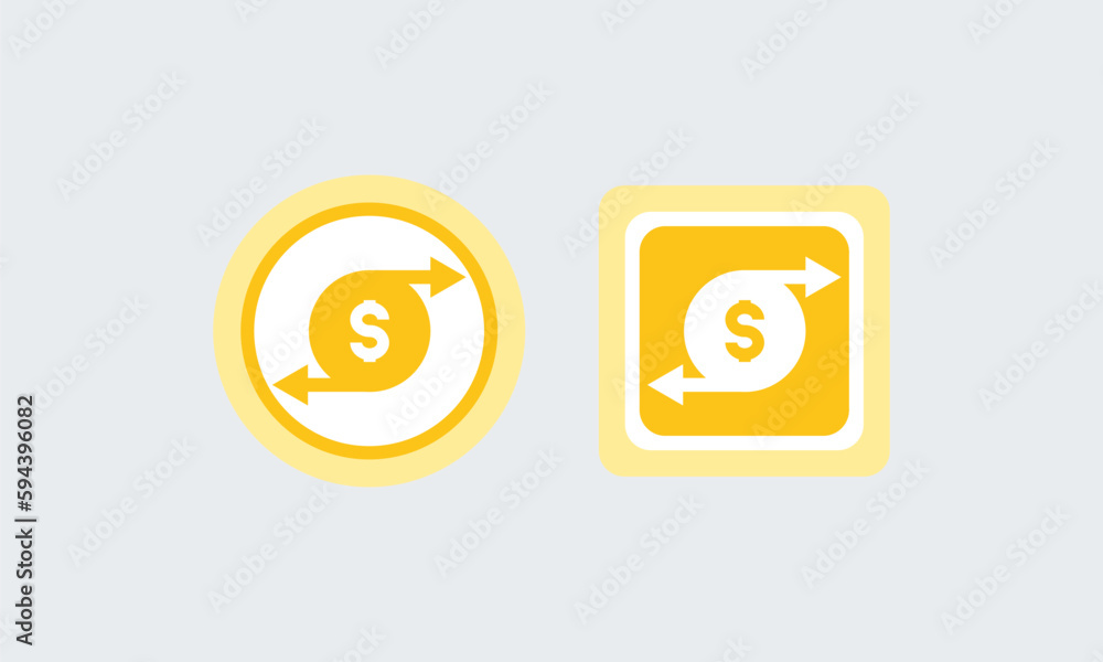 Money transfer, cash flow icon, Automatic payment, business, finance concept, vector illustration Money transfer, cash flow icon, Automatic payment, business, finance concept, vector illustration
