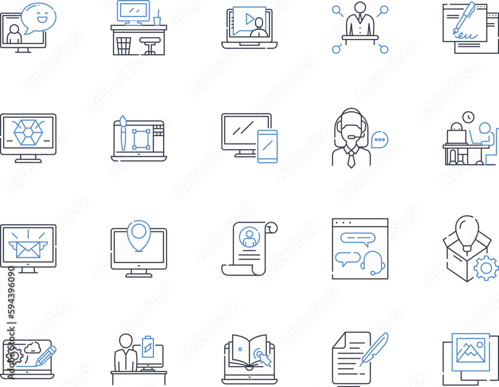 Productivity and efficiency line icons collection. Optimization, Workflow, Focus, Streamline, Prioritization, Time-management, Automation vector and linear illustration. Delegation,Multitasking Productivity and efficiency line icons collection. Optimization, Workflow, Focus, Streamline, Prioritization, Time-management, Automation vector and linear illustration. Delegation,Multitasking