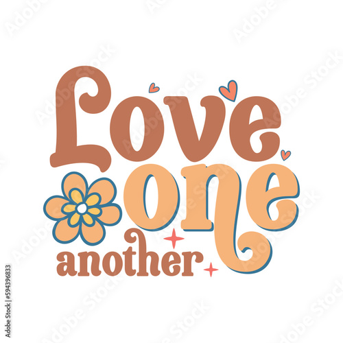 Принти на полотні Love one another