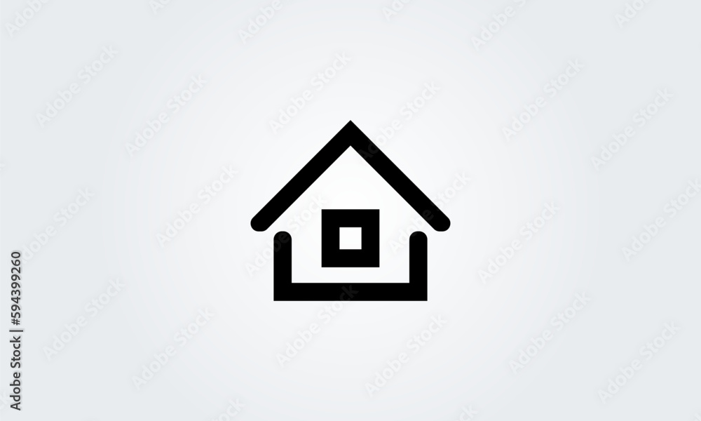 Home Web icons. House symbol button, Simple vector illustration Home Web icons. House symbol button, Simple vector illustration