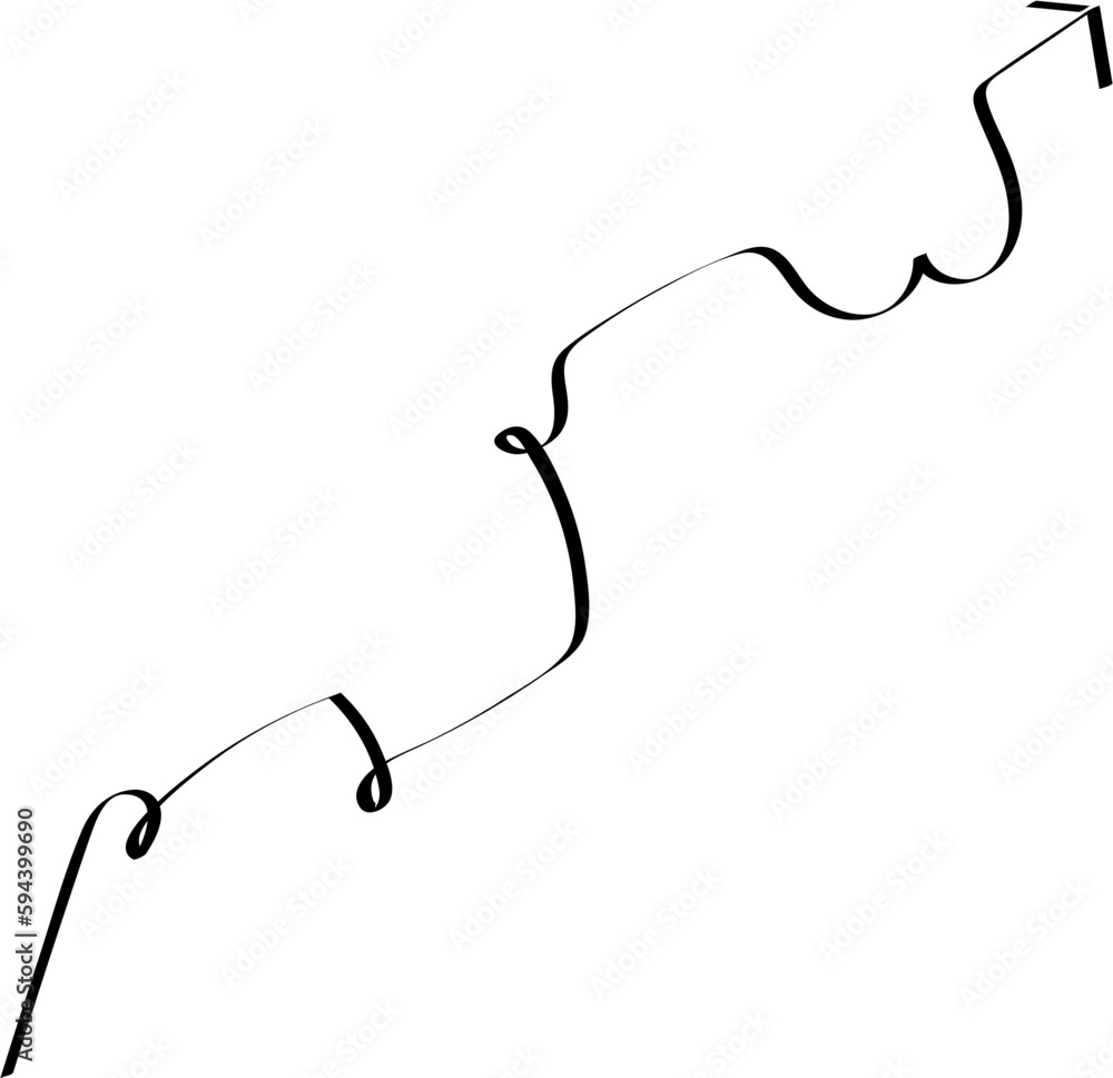 Graph Line Arrow Graph Line Arrow